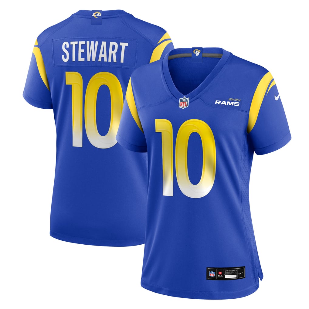 Women's Los Angeles Rams Josaiah Stewart Nike  Royal Team Game Jersey - Image 1