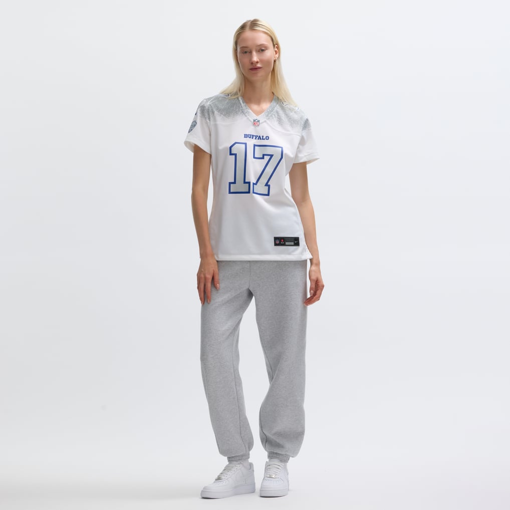 Women's Buffalo Bills Josh Allen Nike White Rivalries Collection Game Jersey - Image 7