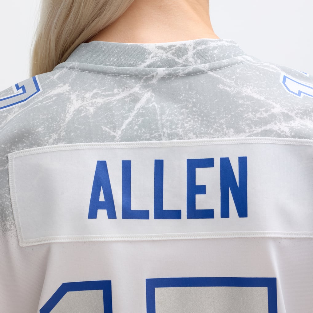 Women's Buffalo Bills Josh Allen Nike White Rivalries Collection Game Jersey - Image 9