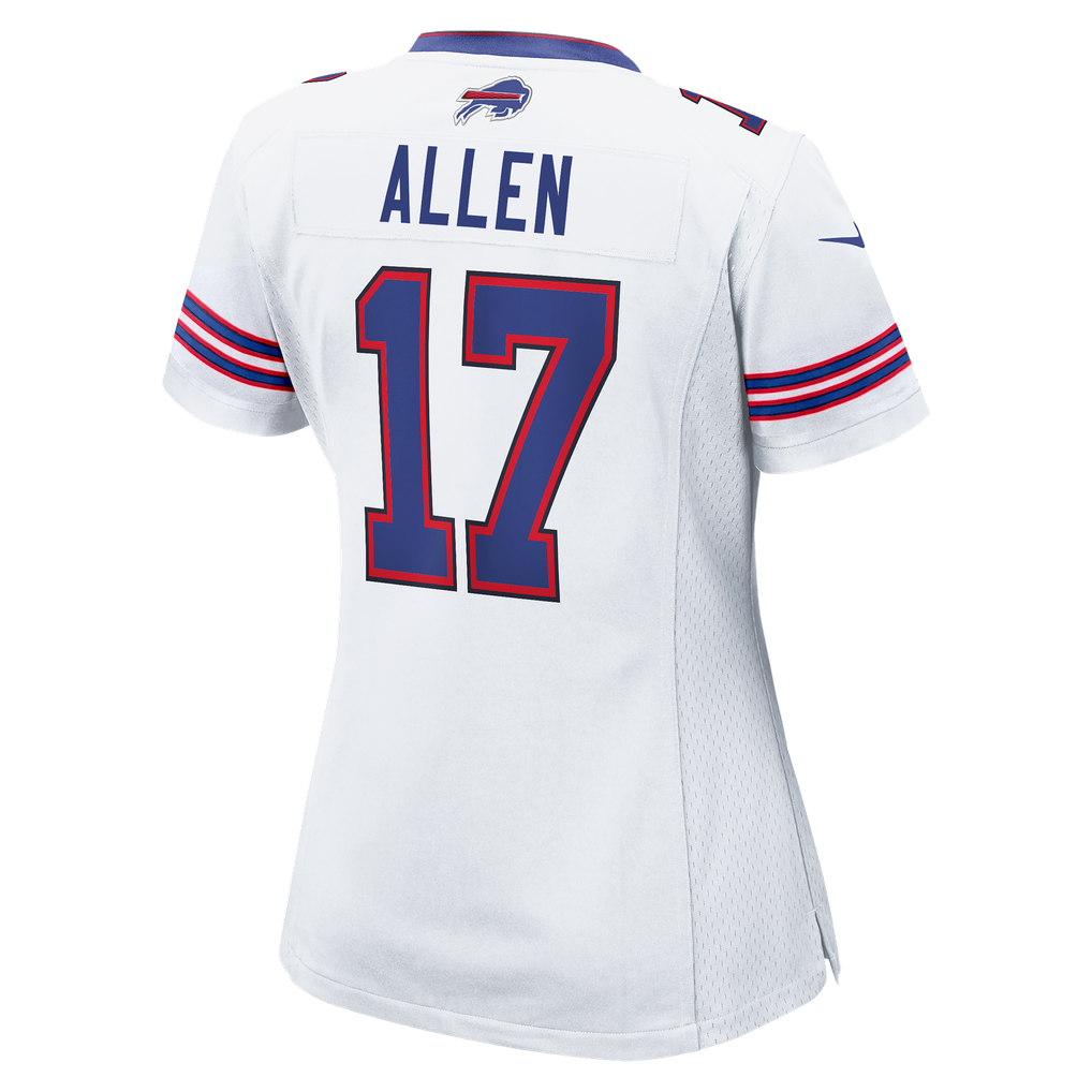 Women's Buffalo Bills Josh Allen Nike White White Game Jersey
 - Image 4