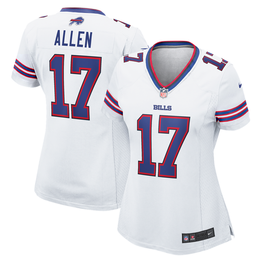 Women's Buffalo Bills Josh Allen Nike White White Game Jersey
 - Image 1