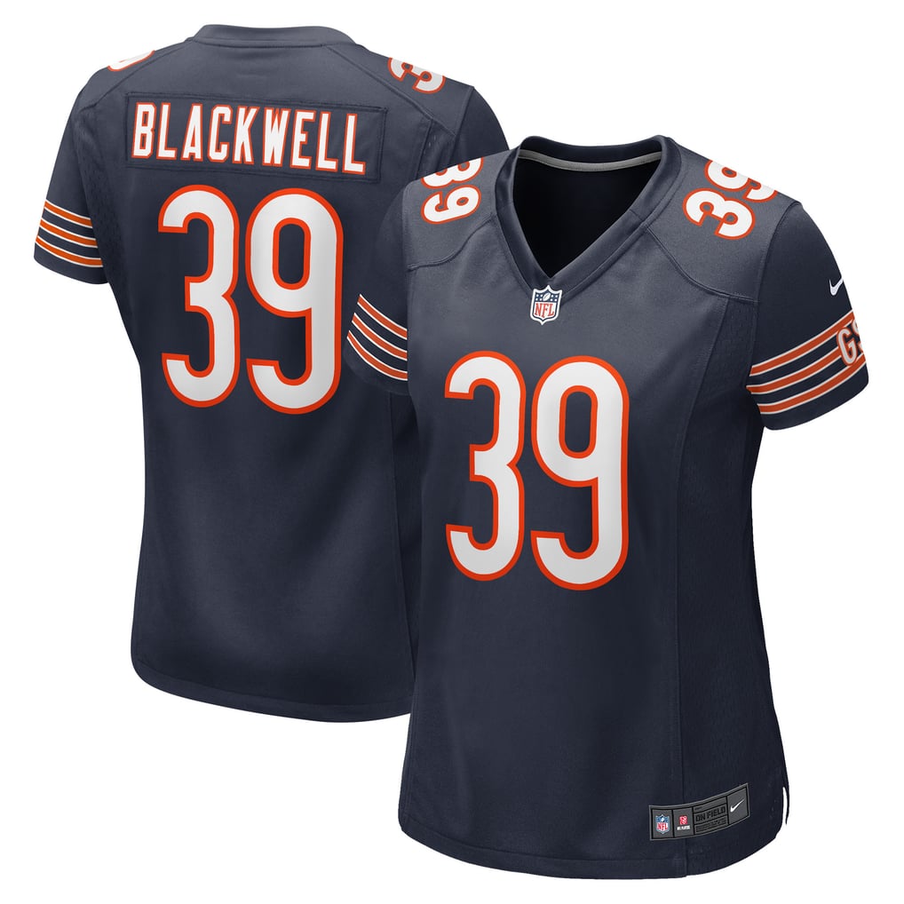Women's Chicago Bears Josh Blackwell Nike Navy Game Player Jersey - Image 2
