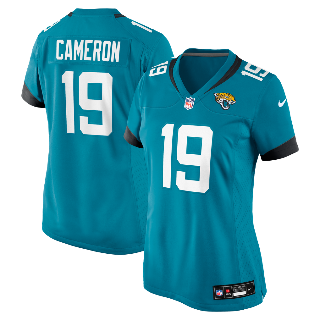 Women's Jacksonville Jaguars Josh Cameron Nike Teal Team Game Jersey - Image 2