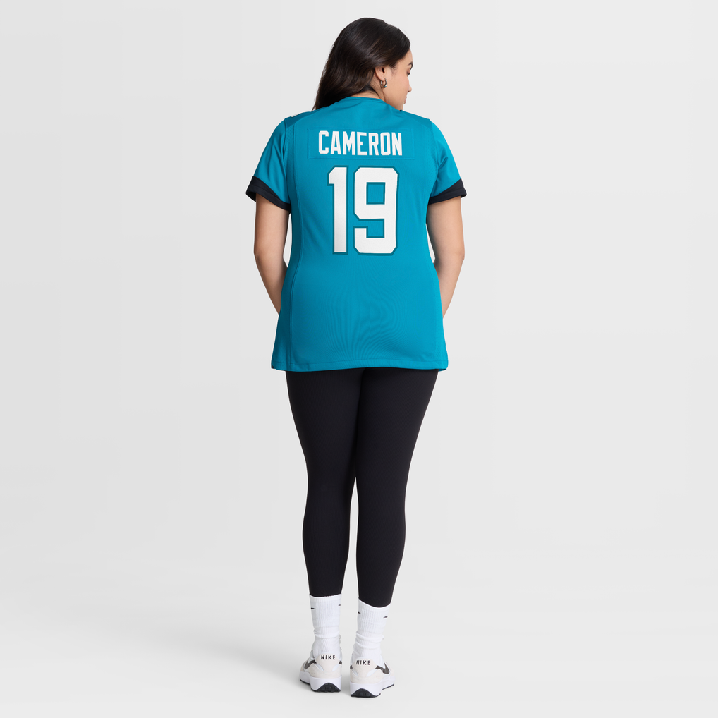 Women's Jacksonville Jaguars Josh Cameron Nike Teal Team Game Jersey - Image 6