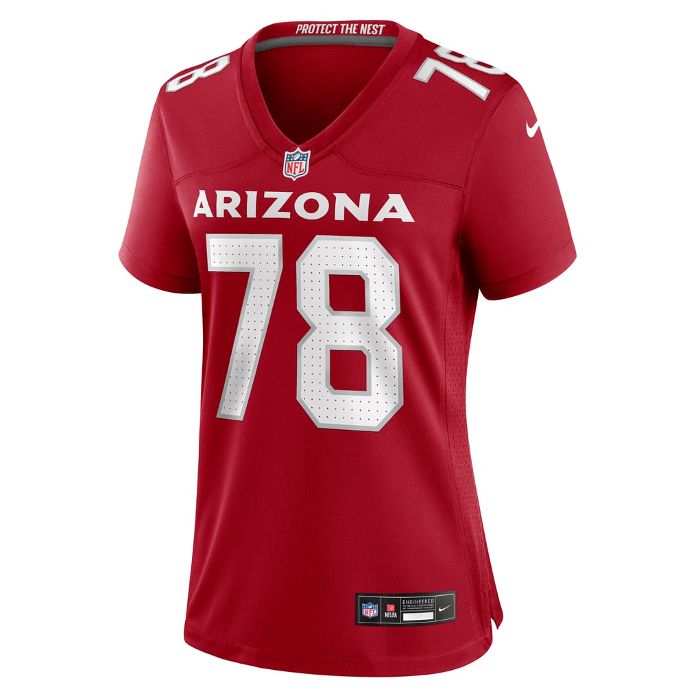 Women's Arizona Cardinals Josh Fryar Nike  Cardinal Team Game Jersey - Image 3