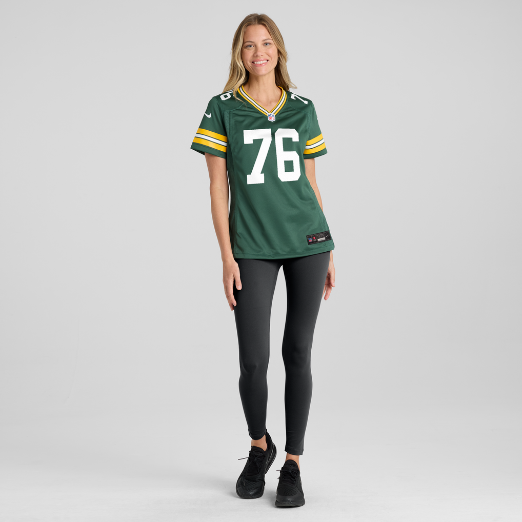 Women's Green Bay Packers Josh Gesky Nike Green Team Game Jersey - Image 3