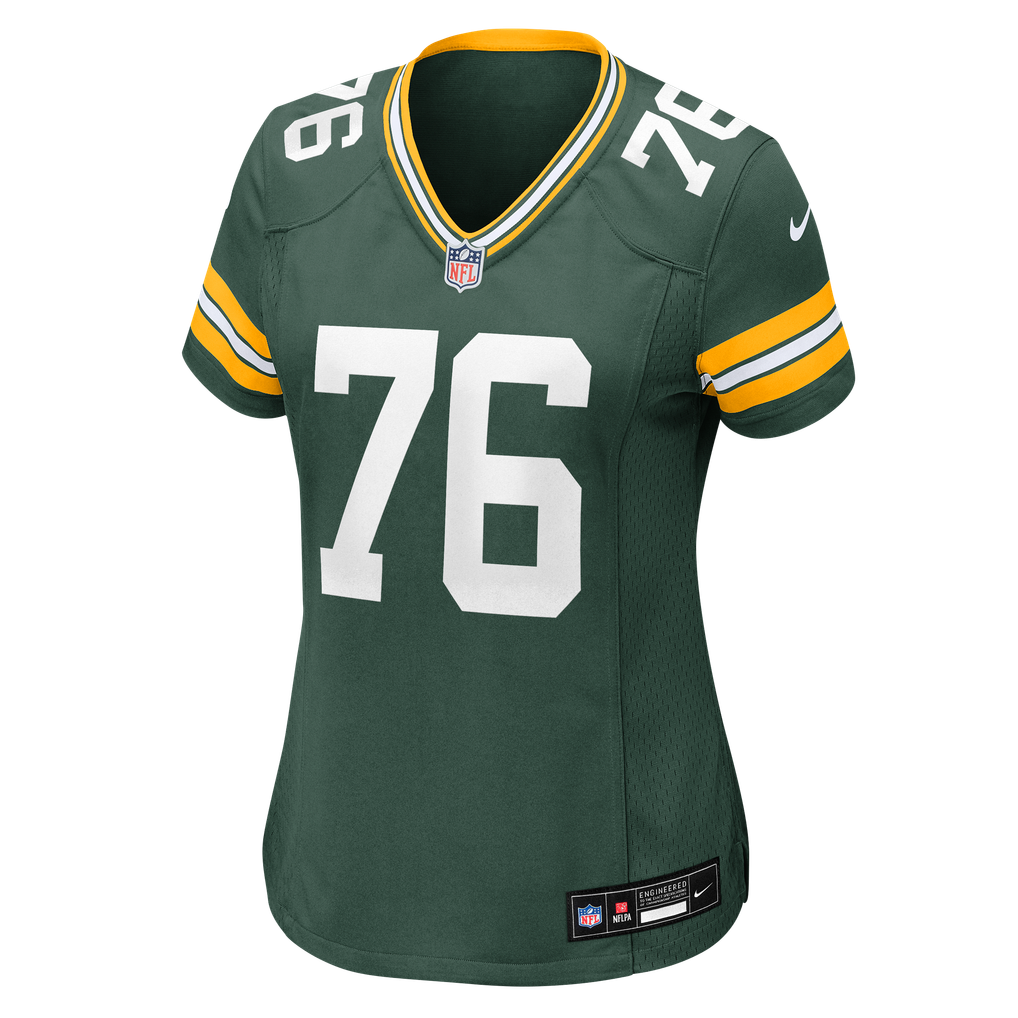 Women's Green Bay Packers Josh Gesky Nike Green Team Game Jersey - Image 5