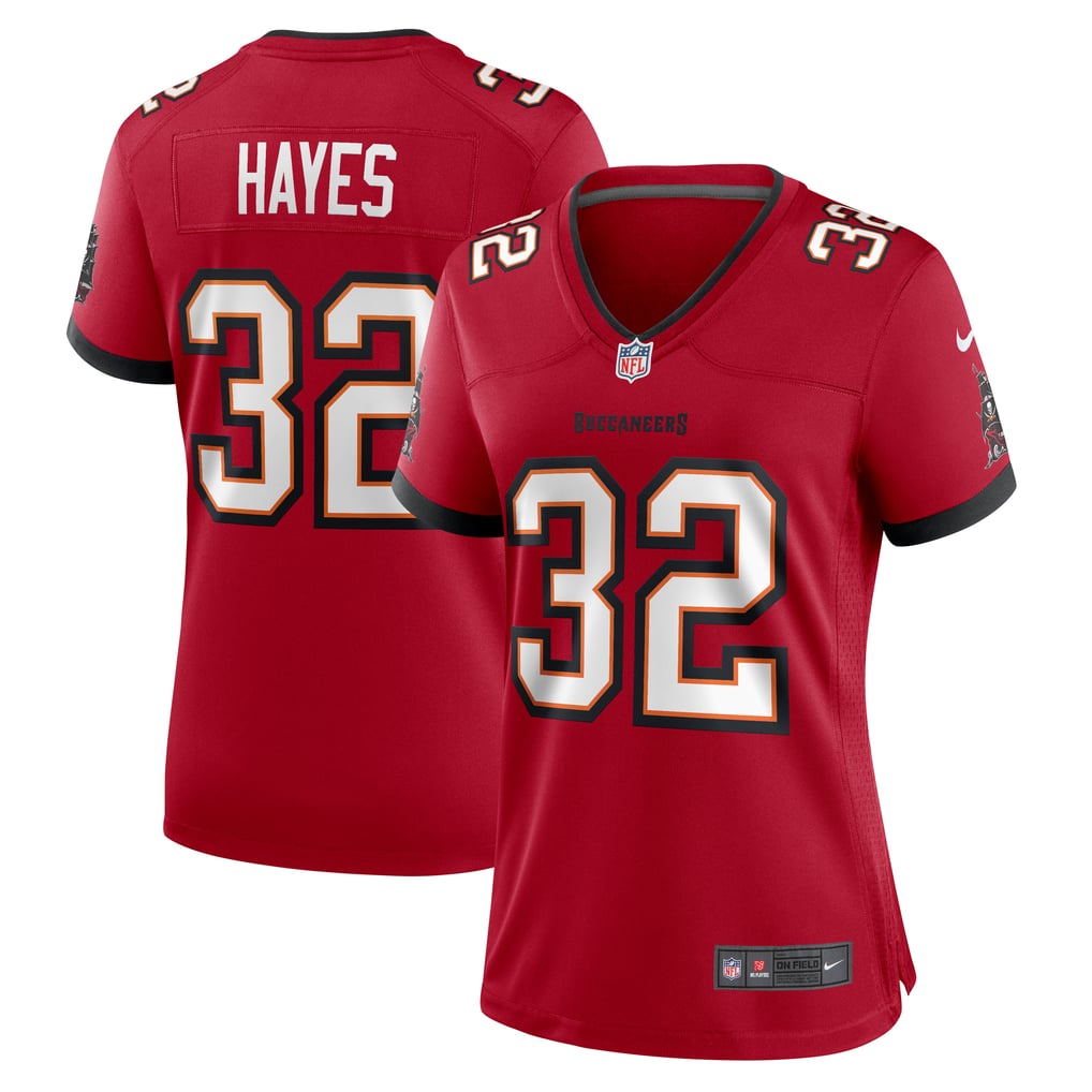 Women's Tampa Bay Buccaneers Josh Hayes Nike  Red  Game Jersey - Image 2