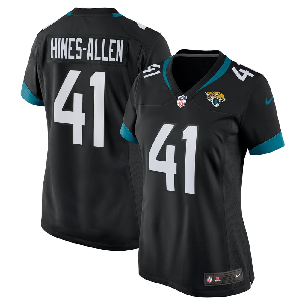 Women's Jacksonville Jaguars Josh Hines-Allen Nike Black Alternate Player Game Jersey - Image 2