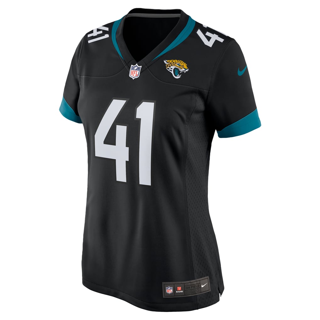 Women's Jacksonville Jaguars Josh Hines-Allen Nike Black Alternate Player Game Jersey - Image 3