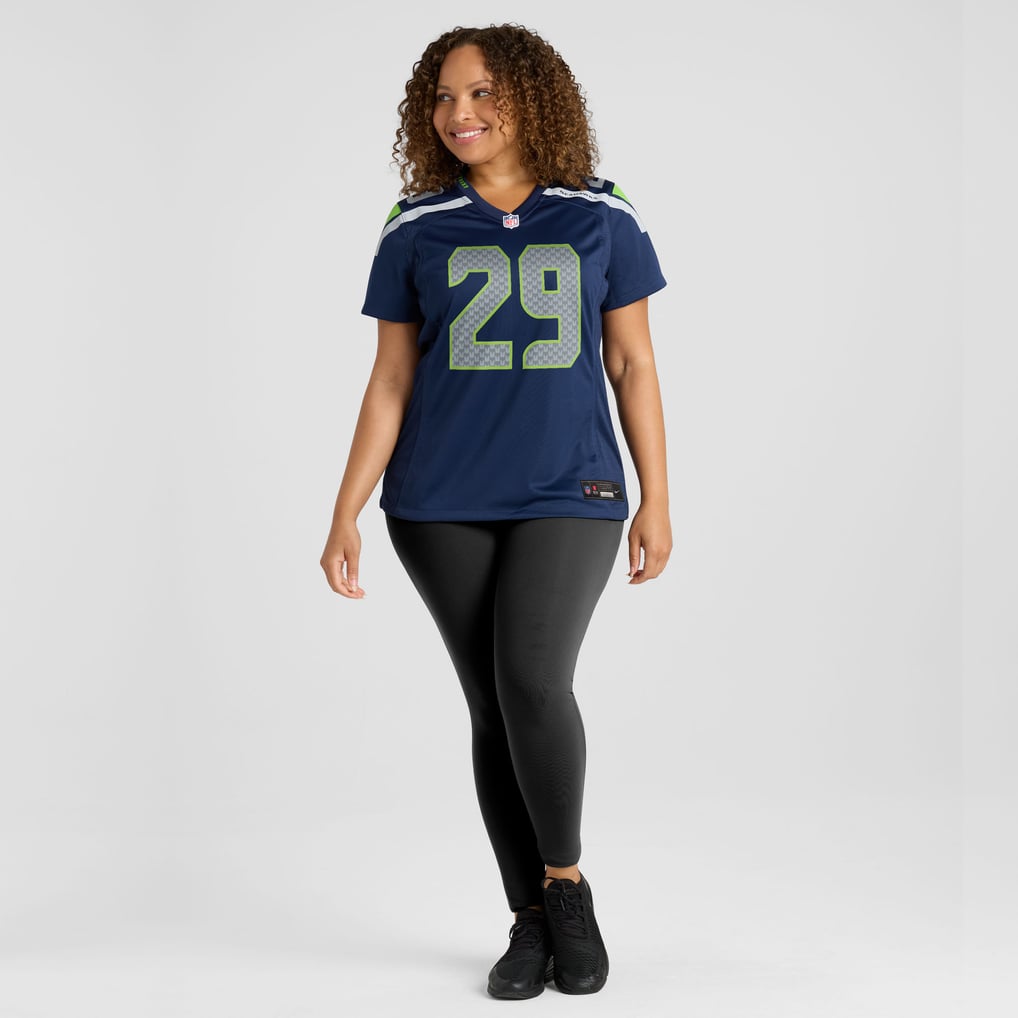 Women's Seattle Seahawks Josh Jobe Nike  College Navy Team Game Jersey - Image 7