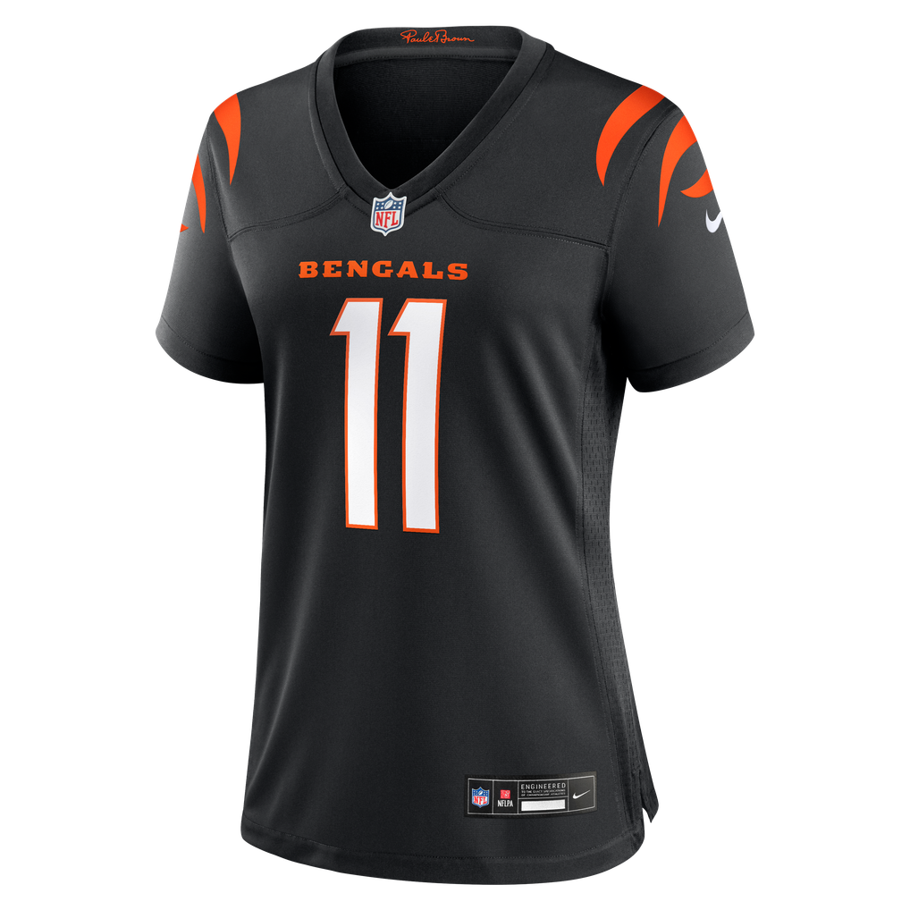 Women's Cincinnati Bengals Josh Johnson Nike Black Team Game Jersey - Image 3