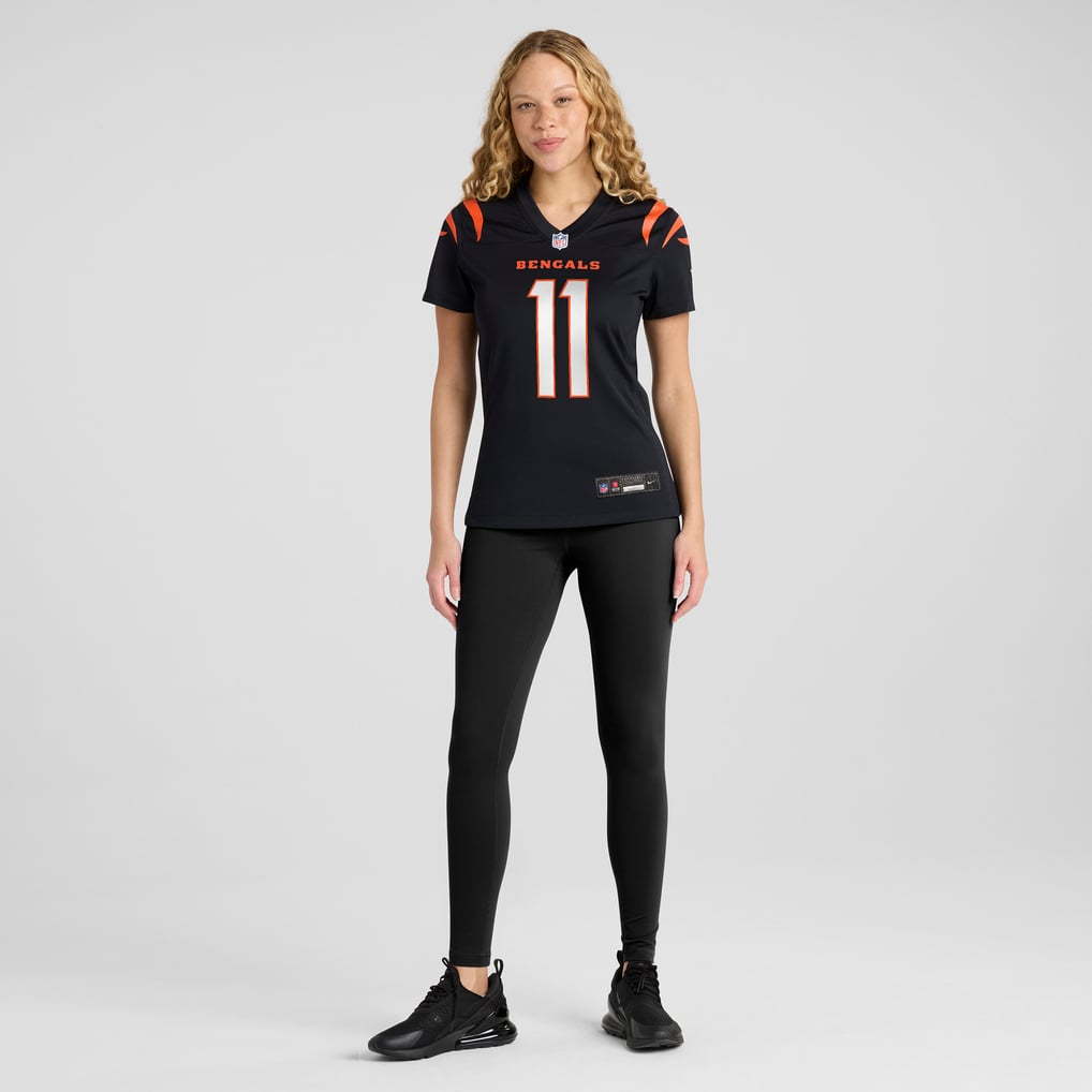 Women's Cincinnati Bengals Josh Johnson Nike Black Team Game Jersey - Image 5
