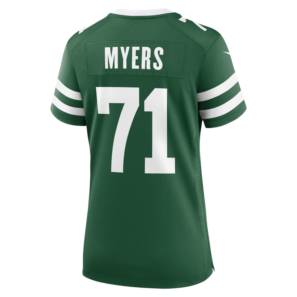 Women's New York Jets Josh Myers Nike Legacy Green Game Jersey - Image 4