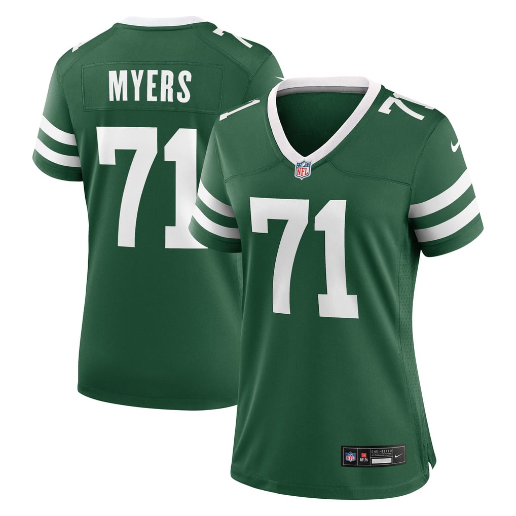 Women's New York Jets Josh Myers Nike Legacy Green Game Jersey - Image 1