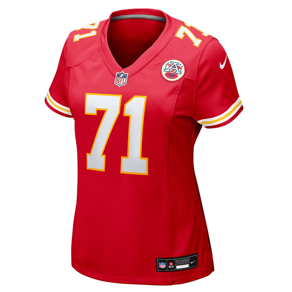 Women's Kansas City Chiefs Josh Simmons Nike  Red Team Game Jersey - Image 3