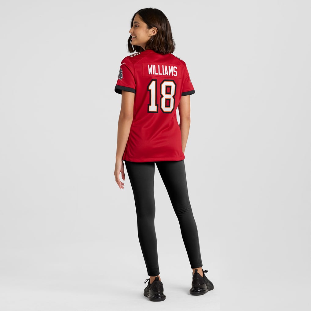 Women's Tampa Bay Buccaneers Josh Williams Nike  Red Team Game Jersey - Image 6