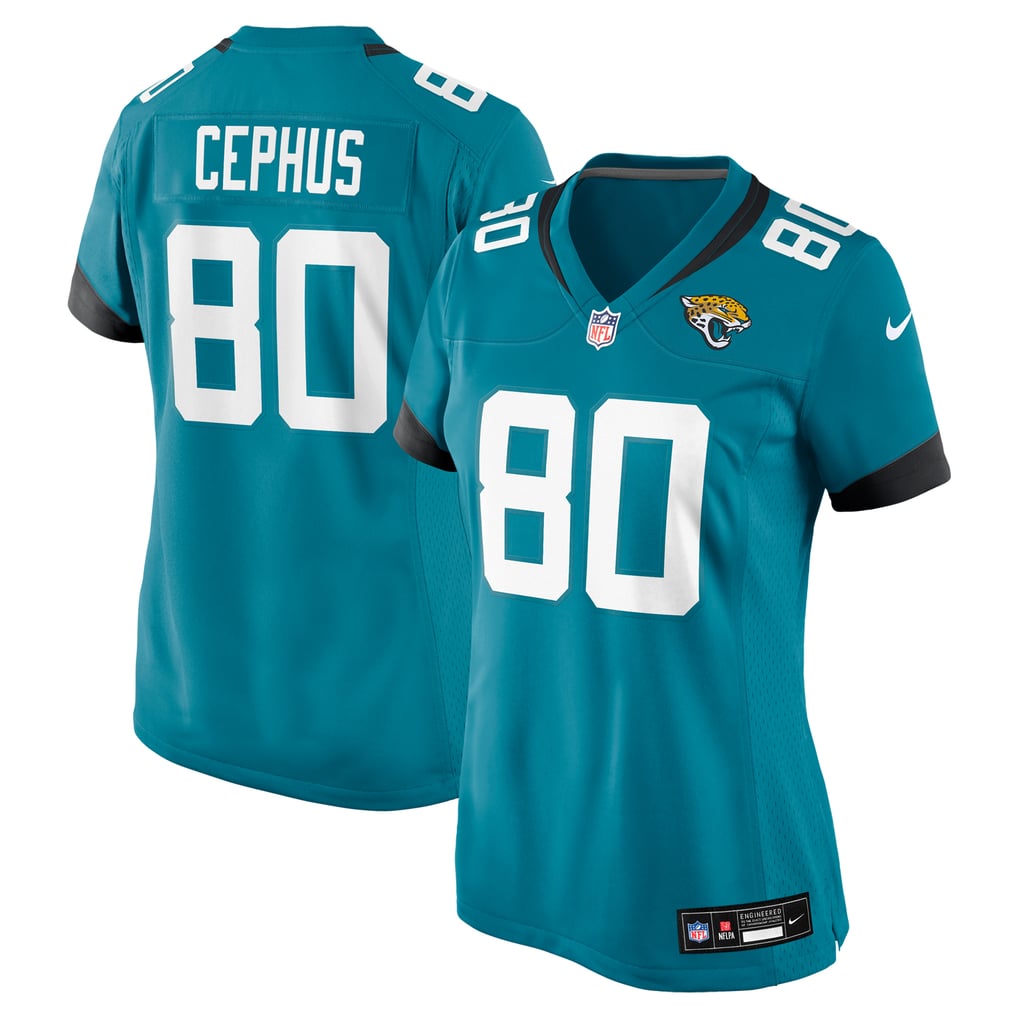 Women's Jacksonville Jaguars Joshua Cephus Nike  Teal Team Game Jersey - Image 2