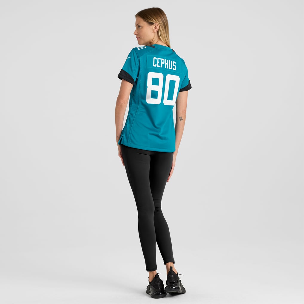 Women's Jacksonville Jaguars Joshua Cephus Nike  Teal Team Game Jersey - Image 6