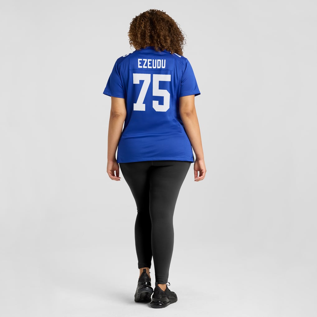 Women's New York Giants Joshua Ezeudu Nike Royal Game Player Jersey - Image 8