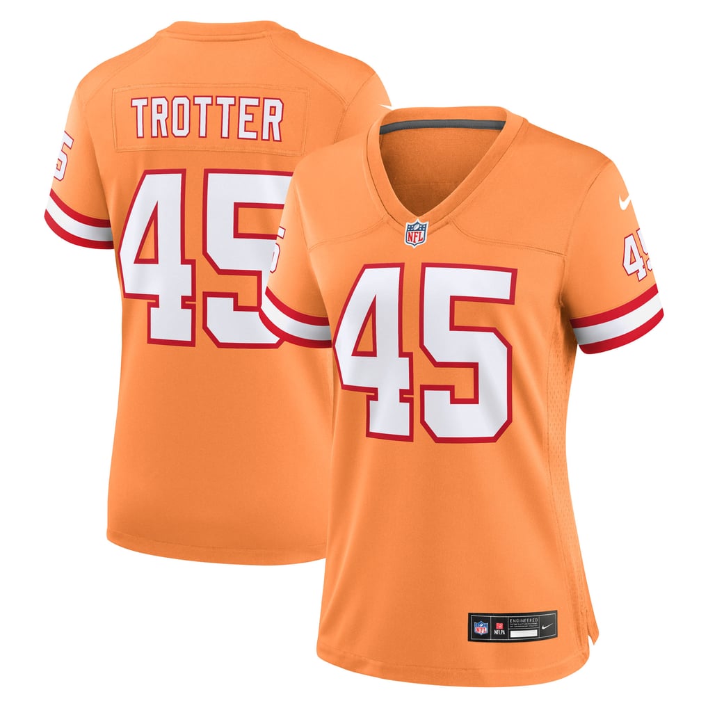 Women's Tampa Bay Buccaneers Josiah Trotter Nike Creamsicle Alternate  Game Jersey - Image 2