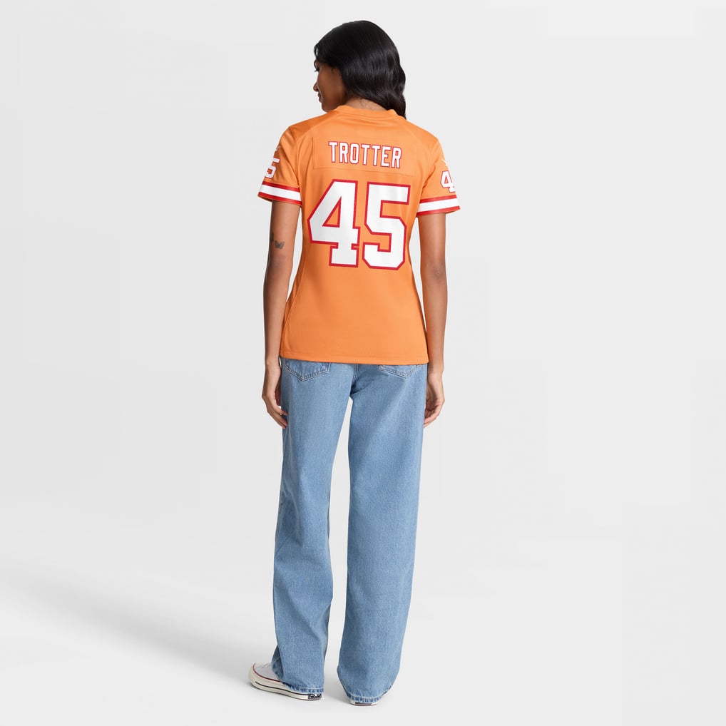 Women's Tampa Bay Buccaneers Josiah Trotter Nike Creamsicle Alternate  Game Jersey - Image 4