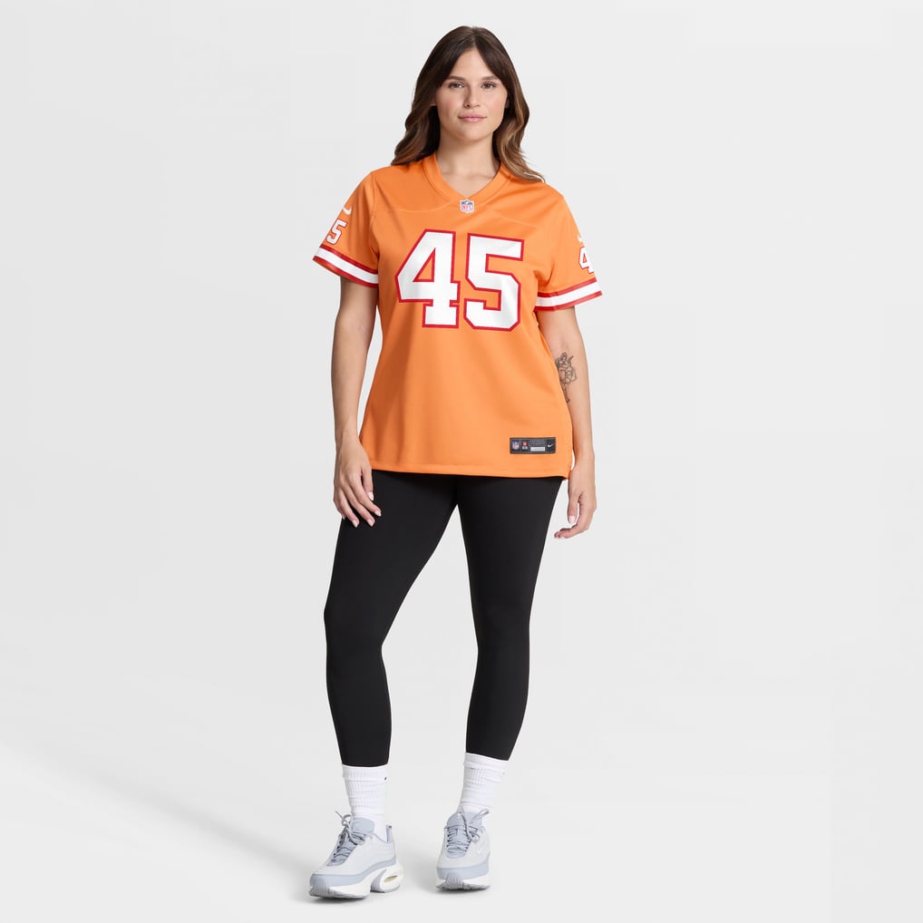 Women's Tampa Bay Buccaneers Josiah Trotter Nike Creamsicle Alternate  Game Jersey - Image 5
