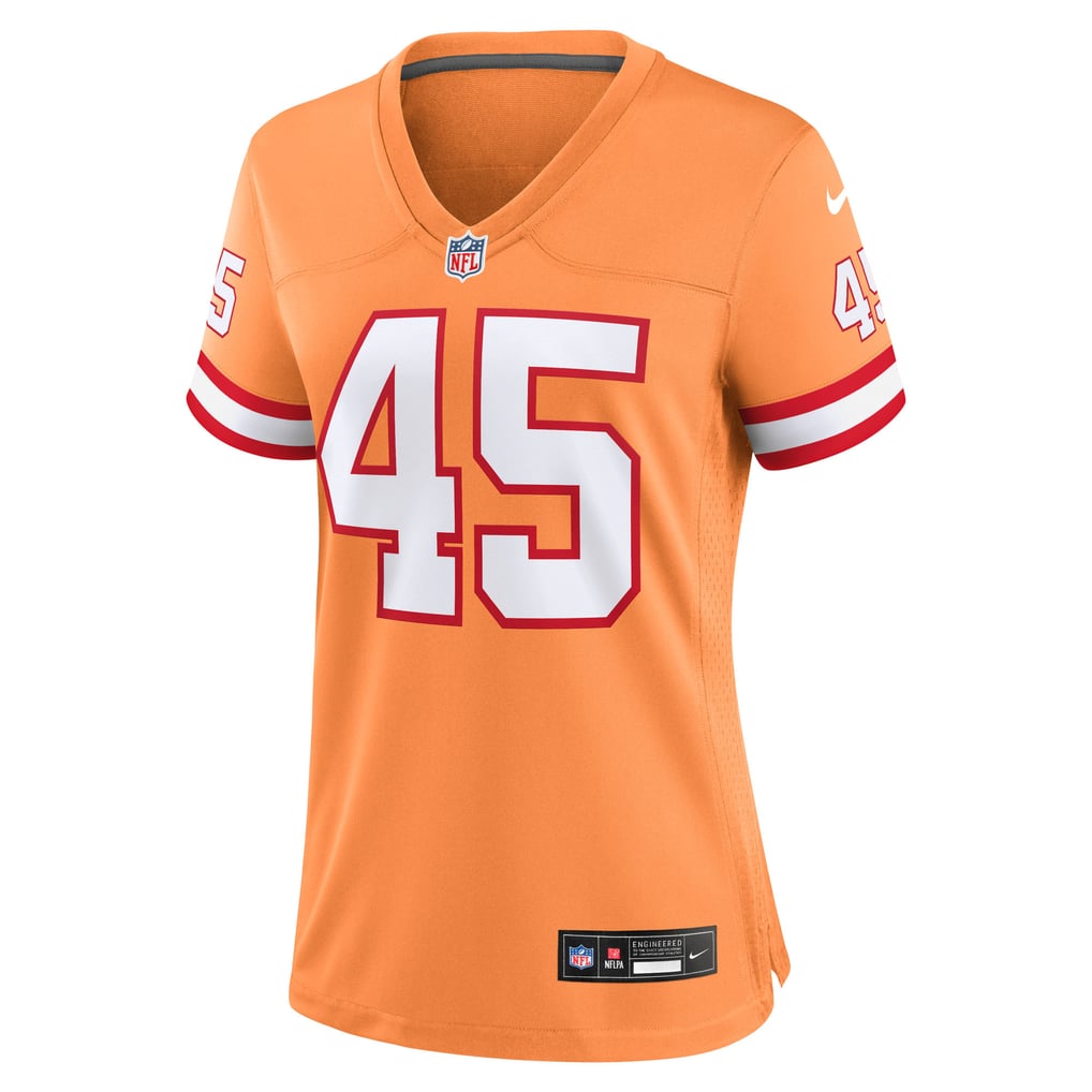 Women's Tampa Bay Buccaneers Josiah Trotter Nike Creamsicle Alternate  Game Jersey - Image 7