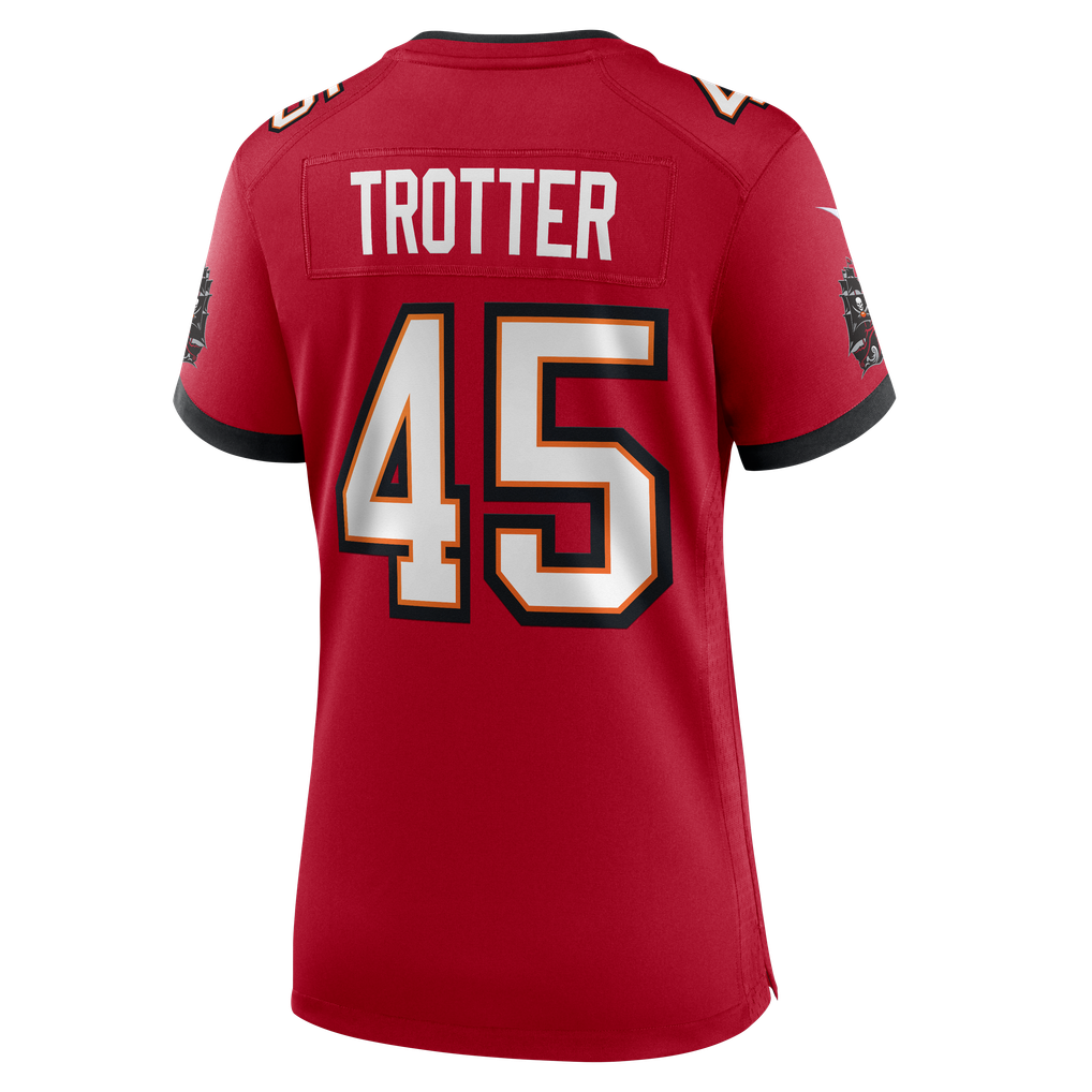 Women's Tampa Bay Buccaneers Josiah Trotter Nike Red Team Game Jersey - Image 8