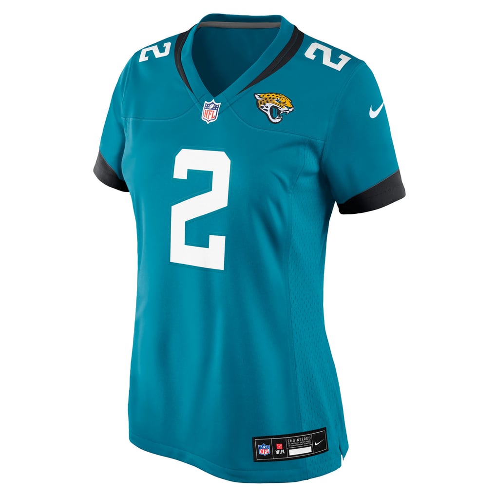 Women's Jacksonville Jaguars Jourdan Lewis Nike  Teal Team Game Jersey - Image 3