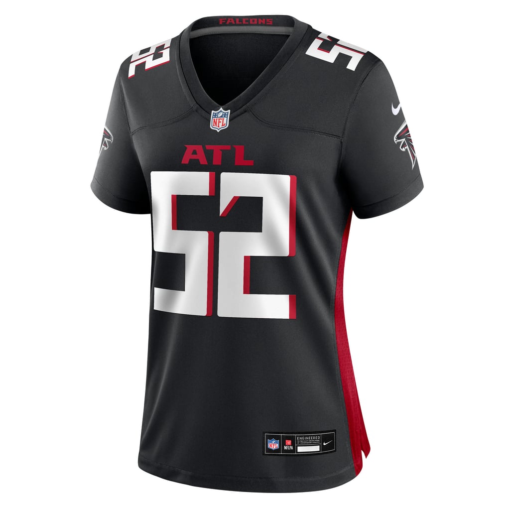 Women's Atlanta Falcons Jovaughn Gwyn Nike Black Team Game Jersey