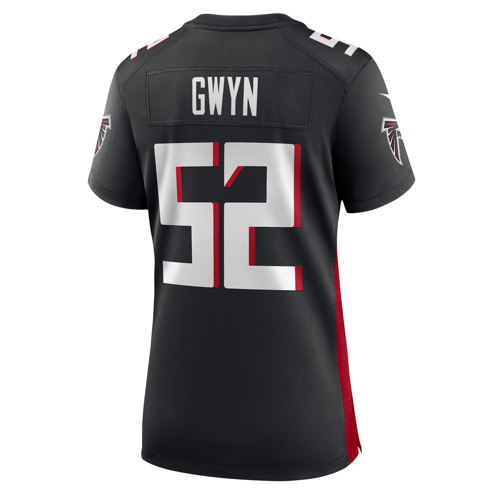 Women's Atlanta Falcons Jovaughn Gwyn Nike Black Team Game Jersey