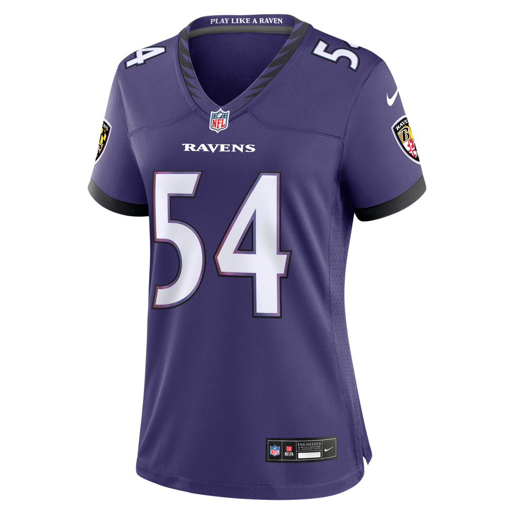 Women's Baltimore Ravens Jovaughn Gwyn Nike Purple Team Game Jersey