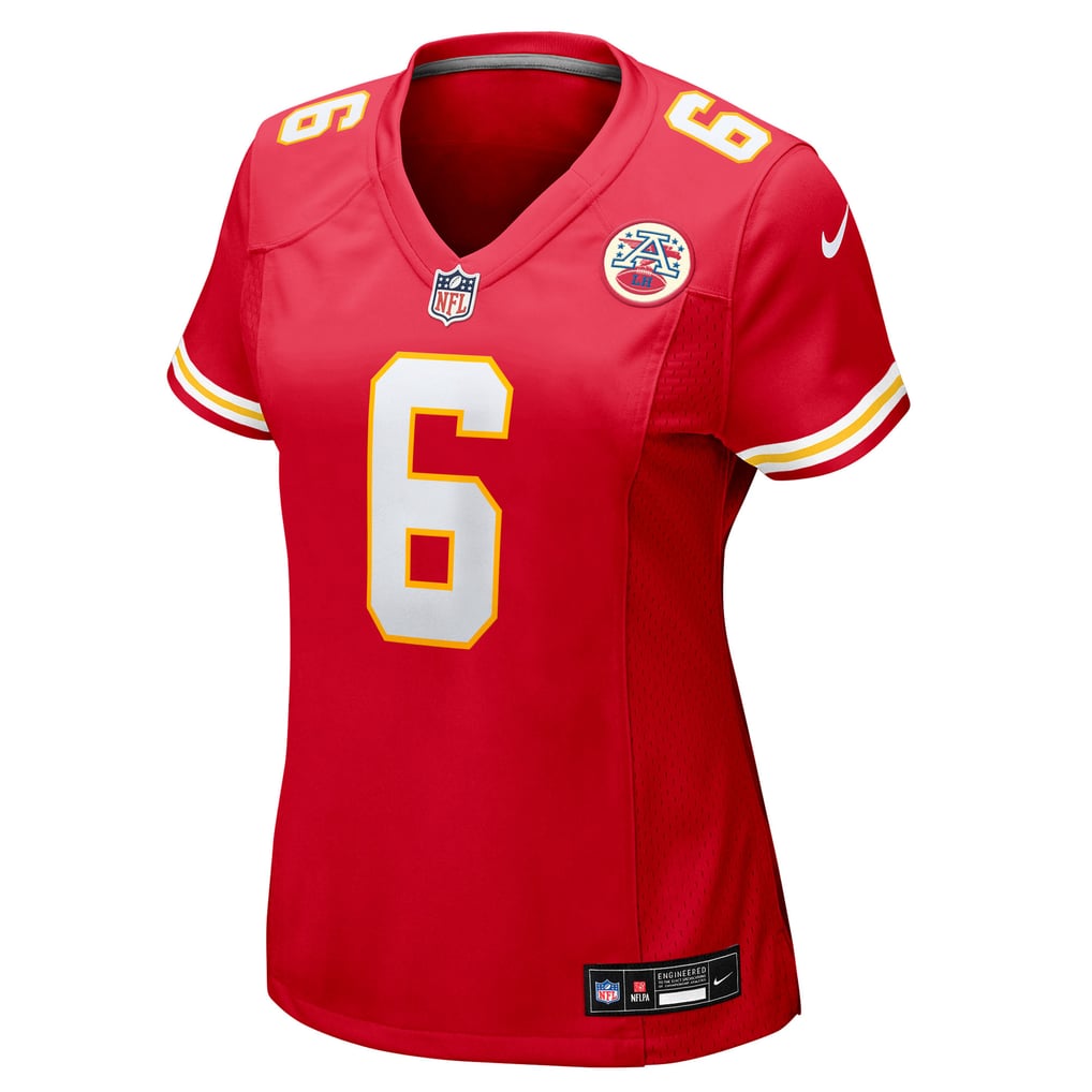 Women's Kansas City Chiefs Justin Fields Nike Red Team Game Jersey - Image 7