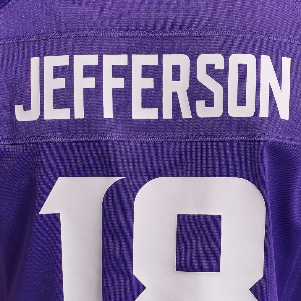 Women's Minnesota Vikings Justin Jefferson Nike Purple Game Jersey - Image 12