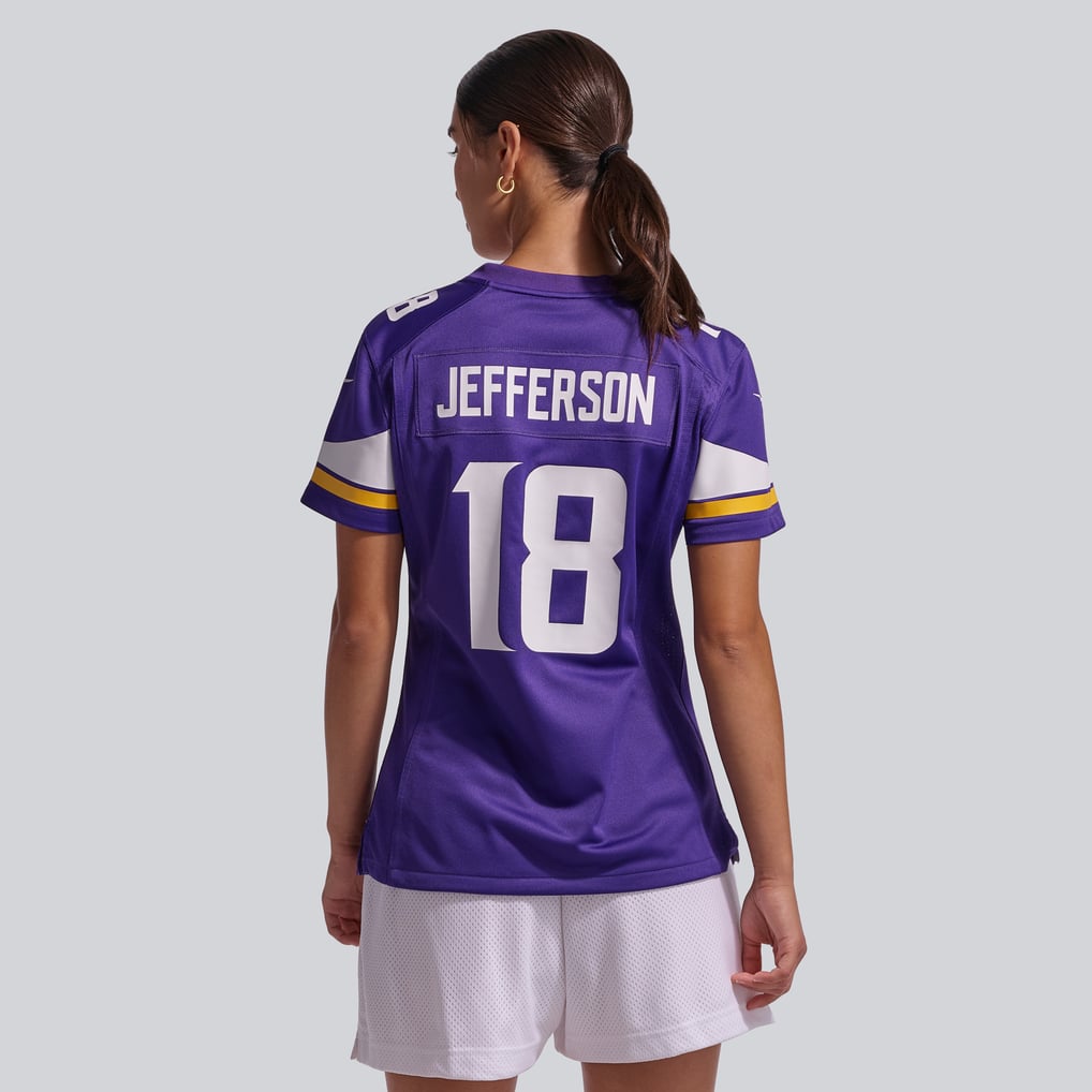 Women's Minnesota Vikings Justin Jefferson Nike Purple Game Jersey - Image 4