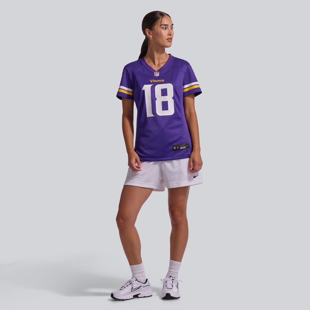Women's Minnesota Vikings Justin Jefferson Nike Purple Game Jersey - Image 5