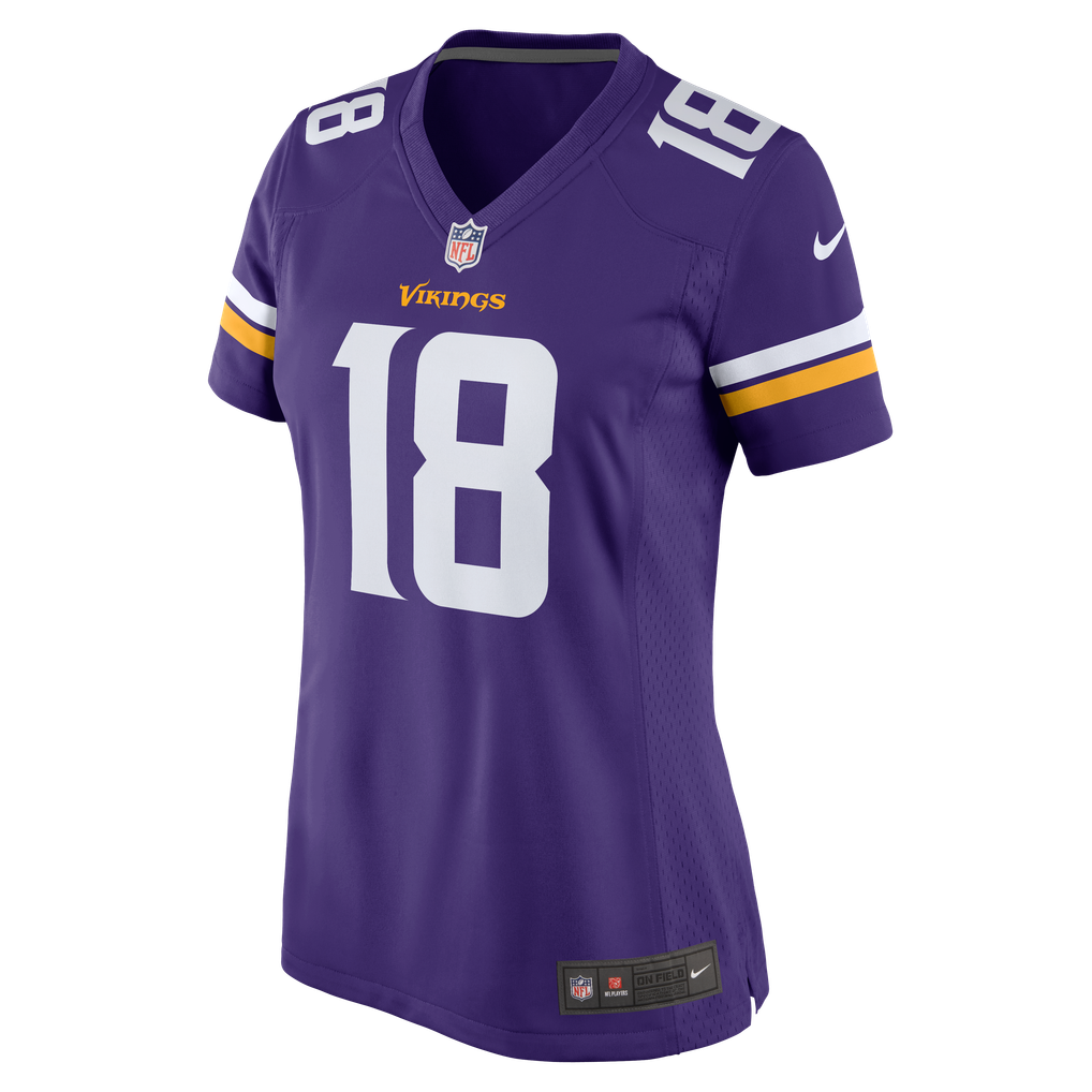 Women's Minnesota Vikings Justin Jefferson Nike Purple Game Jersey - Image 7