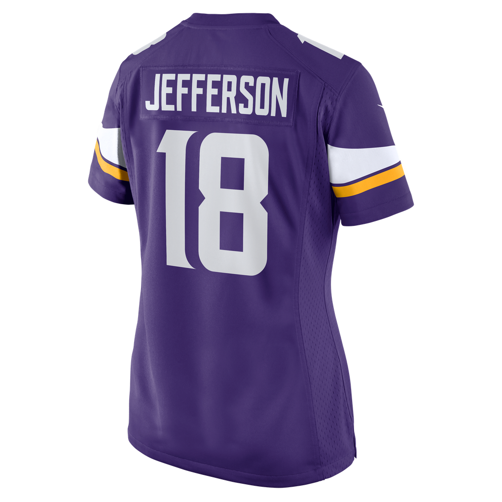 Women's Minnesota Vikings Justin Jefferson Nike Purple Game Jersey - Image 8