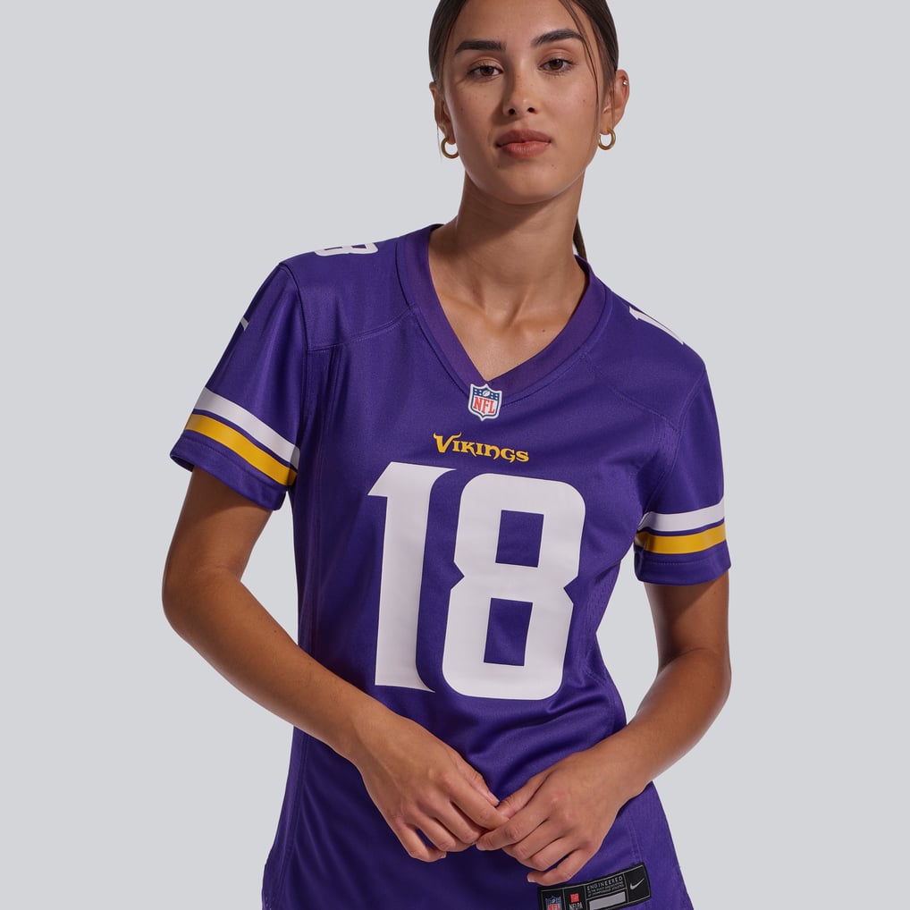 Women's Minnesota Vikings Justin Jefferson Nike Purple Game Jersey - Image 10