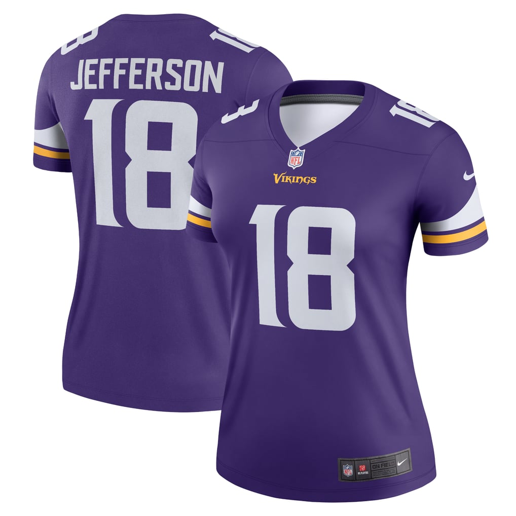 Women's Minnesota Vikings Justin Jefferson Nike  Purple Legend Player Performance Top - Image 2