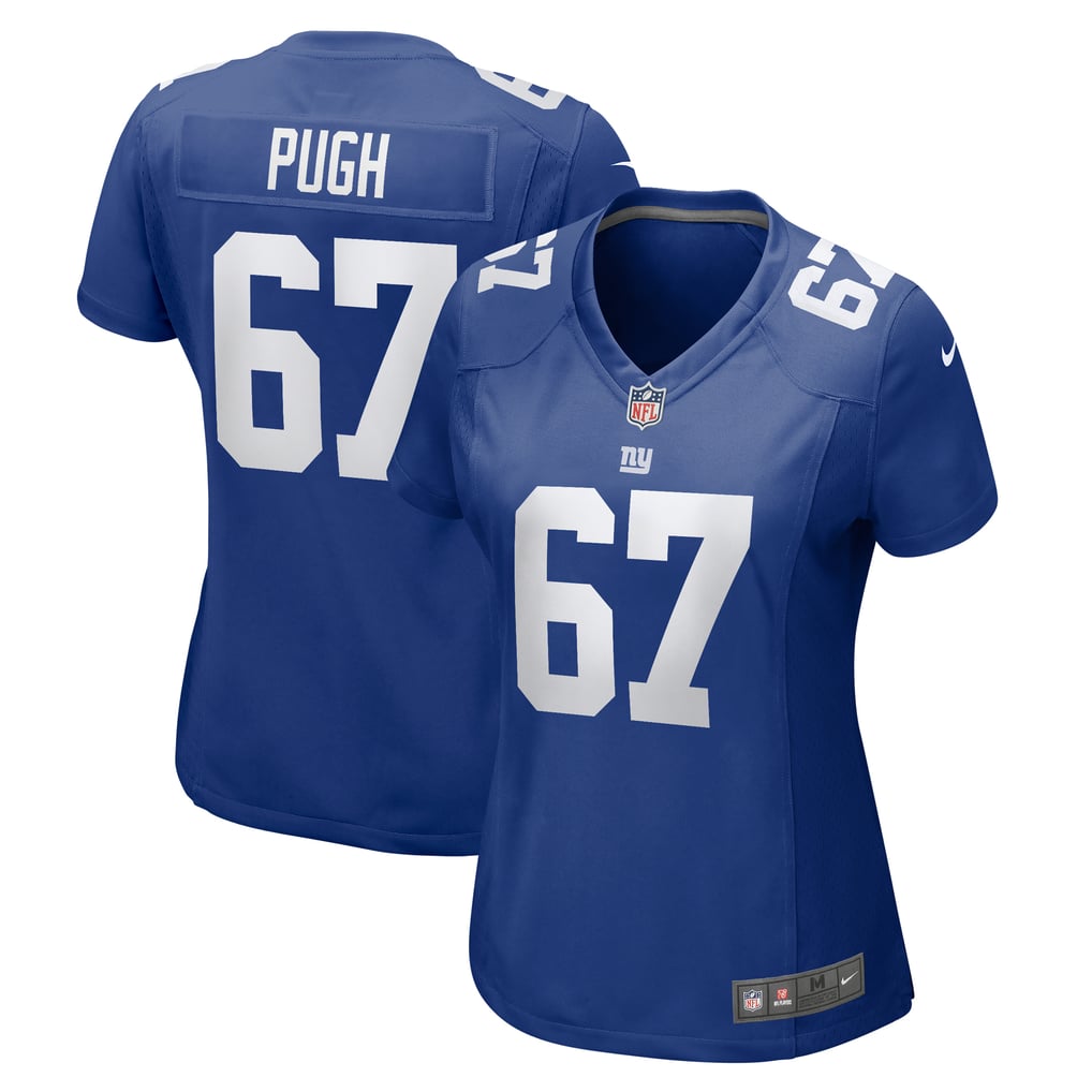 Women's New York Giants Justin Pugh Nike  Royal  Game Jersey - Image 2