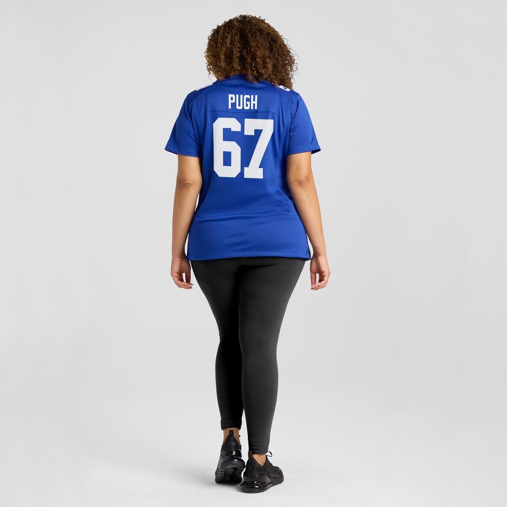 Women's New York Giants Justin Pugh Nike  Royal  Game Jersey - Image 8