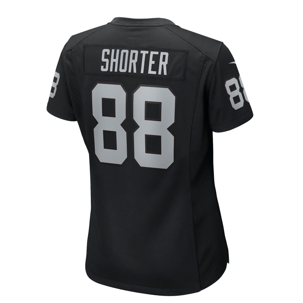 Women's Las Vegas Raiders Justin Shorter Nike  Black Team Game Jersey - Image 4
