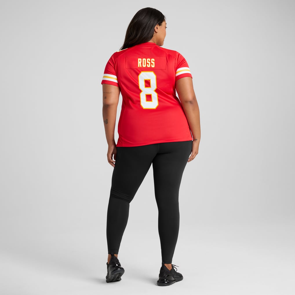 Women's Kansas City Chiefs Justyn Ross Nike Red Home Game Player Jersey - Image 8