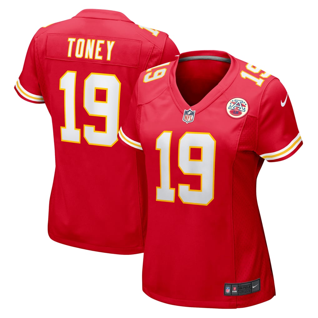 Women's Kansas City Chiefs Kadarius Toney Nike Red Game Player Jersey - Image 1