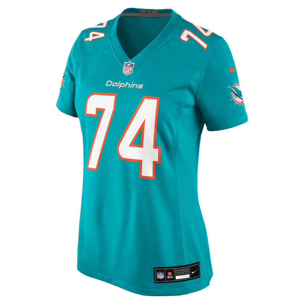 Women's Miami Dolphins Kadyn Proctor Nike Aqua Team Game Jersey - Image 7