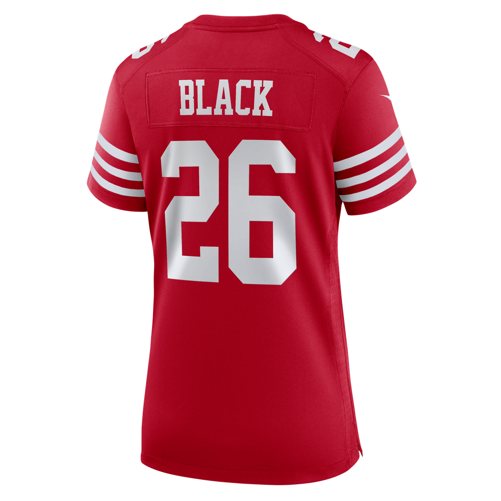Women's San Francisco 49ers Kaelon Black Nike Scarlet Team Game Jersey - Image 8