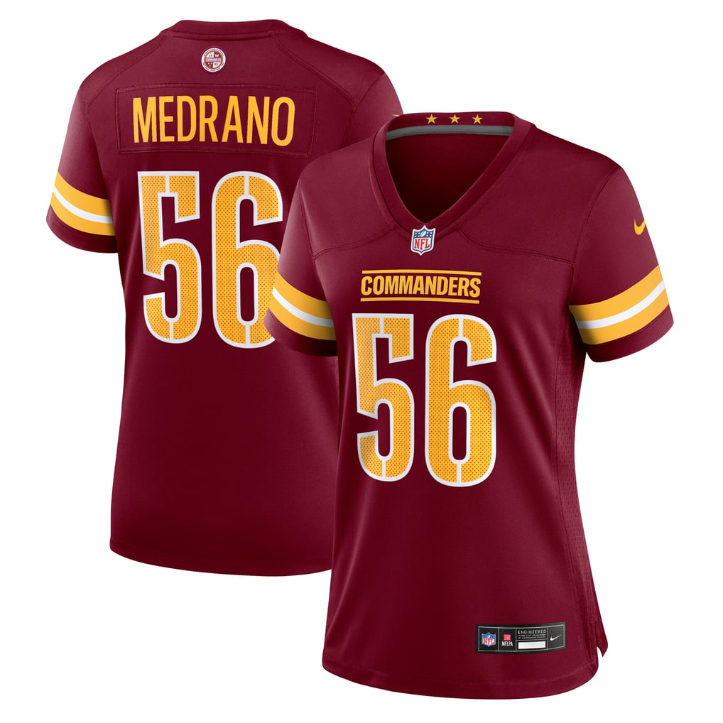 Women's Washington Commanders Kain Medrano Nike  Burgundy Team Game Jersey - Image 2
