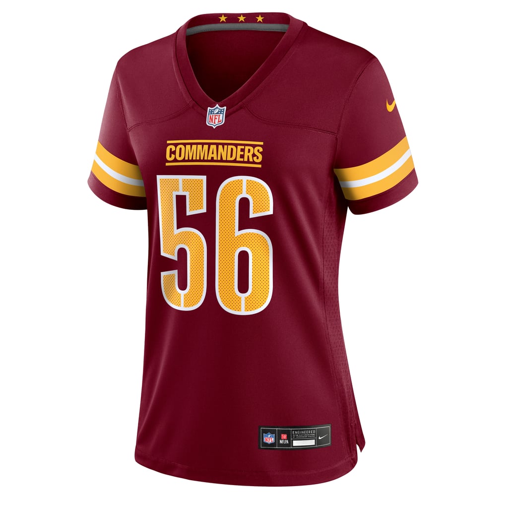 Women's Washington Commanders Kain Medrano Nike  Burgundy Team Game Jersey - Image 3